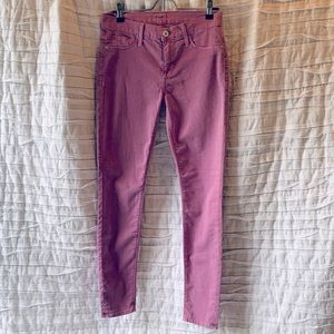 Hudson Mauve/Purple Nico Midrise Super Skinny 26
